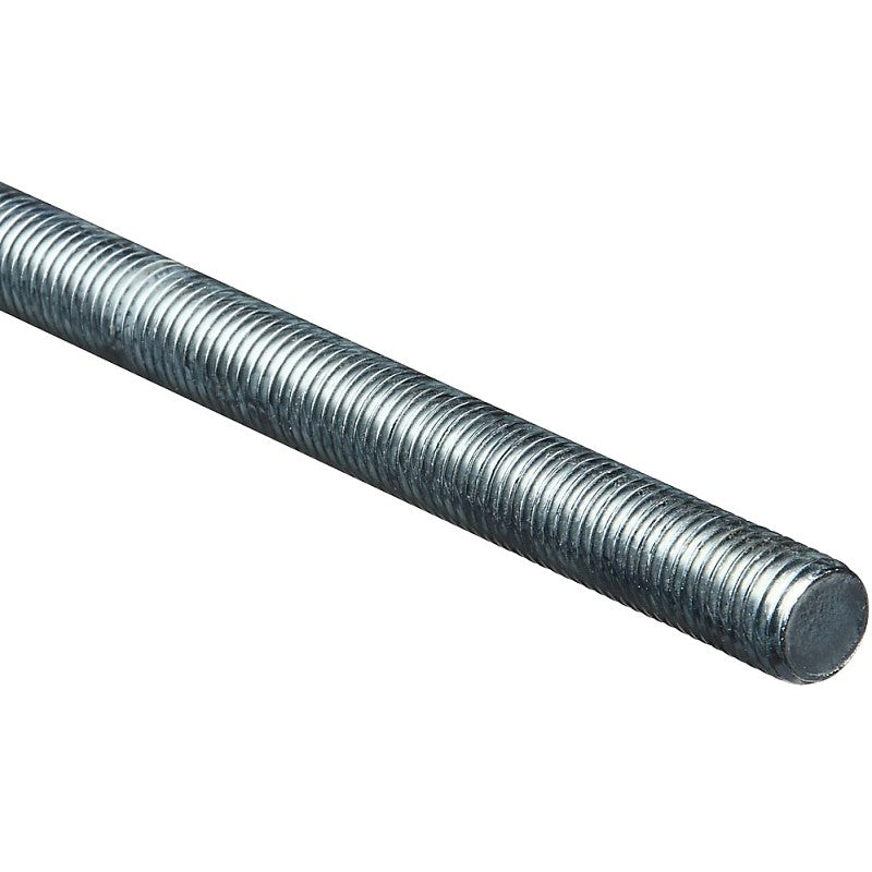 National Hardware N179-556 Threaded Rod, 3/4-10 Thread, 36 in L, A Grade, Steel, Zinc, UNC Thread