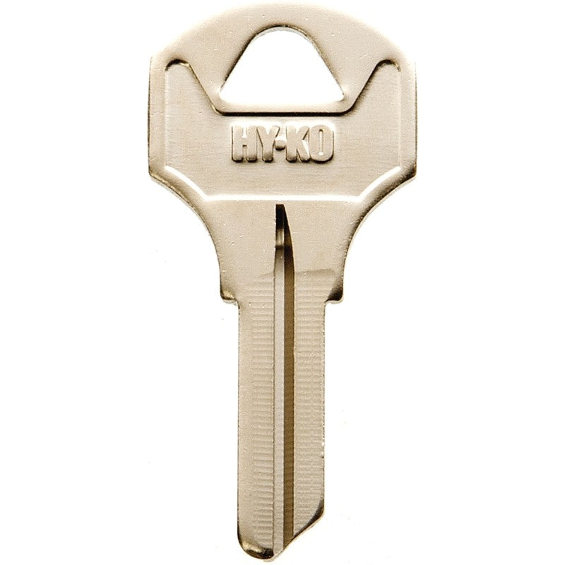 Hy-Ko 11010CO26 Key Blank, Brass, Nickel, For: Corbin Russwin Cabinet, House Locks and Padlocks, CO26 Key Number (Pack of 10)