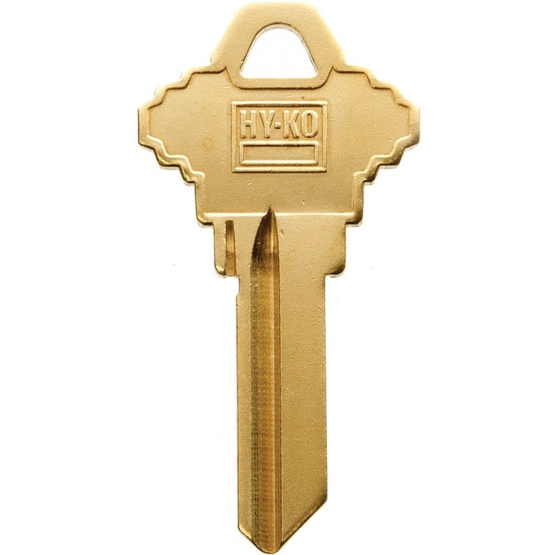Hy-Ko 21200SC1BR Key Blank, Brass, For: Schlage Cabinet, House Locks and Padlocks, SC1 Key Number (Pack of 200)