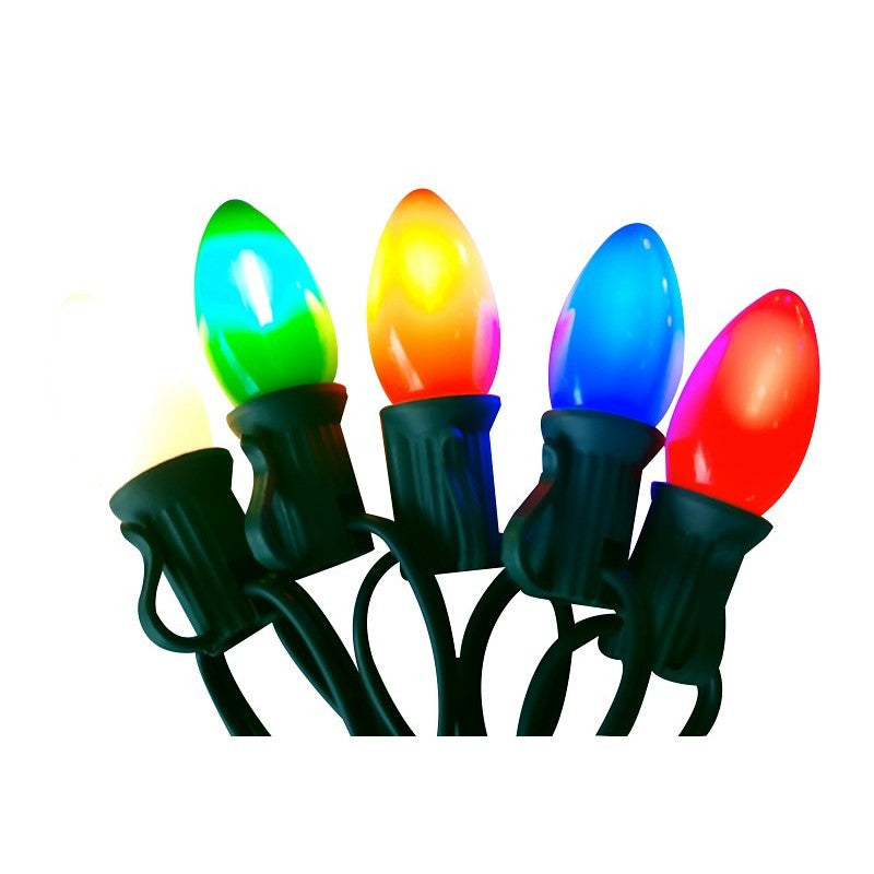 Santas Forest 24710 LED Filament Retro Light Set, 25-Lamp, LED, Multi-Color, 25000 hr Average Life, 17 ft L