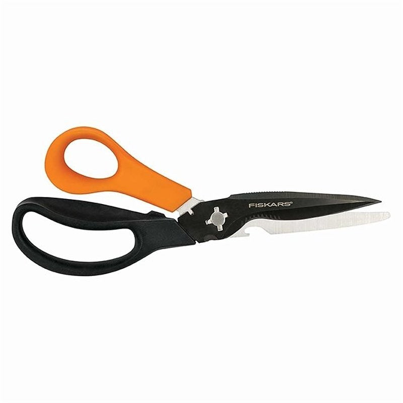Fiskars 356922-1009 Multi-Purpose Garden Shear, 9 in OAL, Stainless Steel Blade, Comfort Grip, Ergonomic Handle