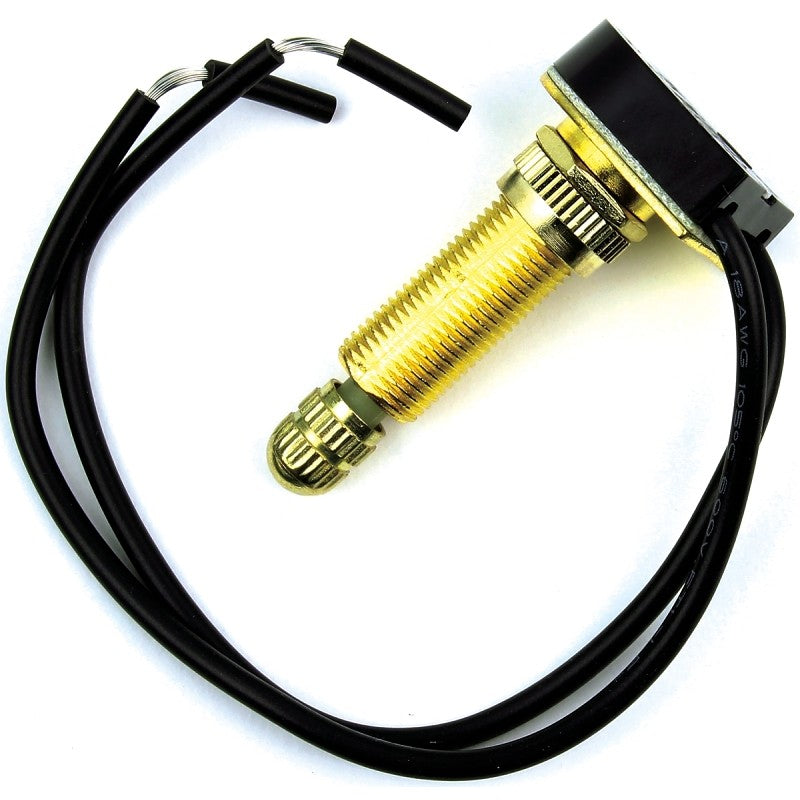 Jandorf 61220 Single Circuit Rotary Switch, 1 A, 125 V, SPST, Brass