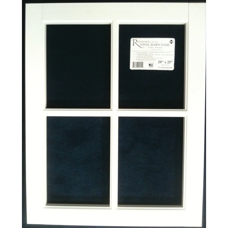 Duo-Corp Renaissance 2229BS Series Barn Sash Window, 29 in H x 22 in W Window Size, Vinyl Frame (Pack of 3)
