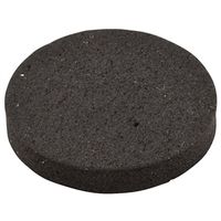 Anti Skid Self Adhesive Grips 3/4 Inch Round Black Rubber 12 Pack