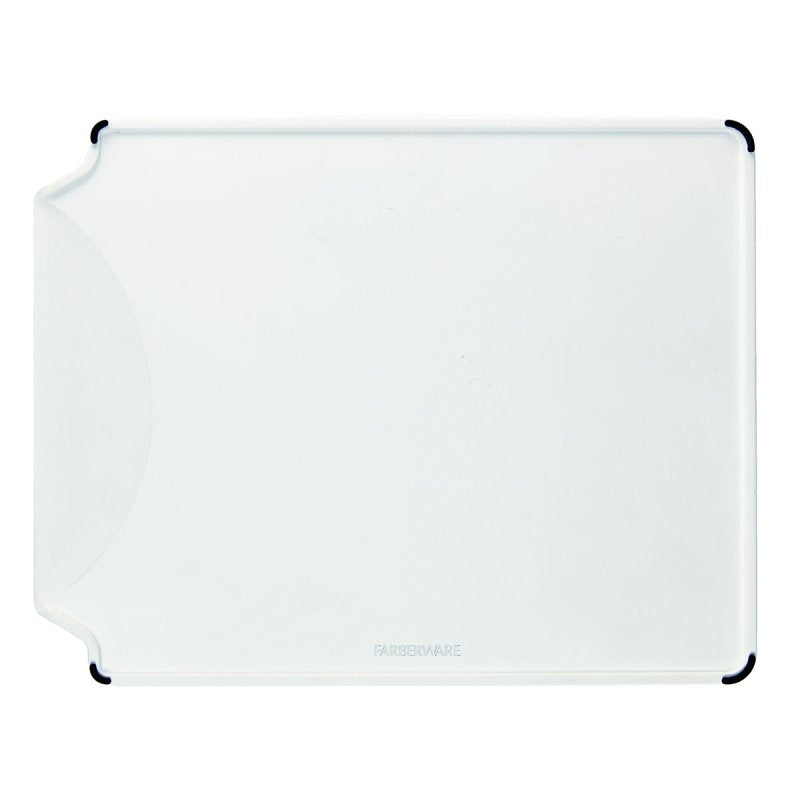 Farberware 5244321 Cutting Board, 14 in L, 11 in W, Plastic, White (Pack of 6)