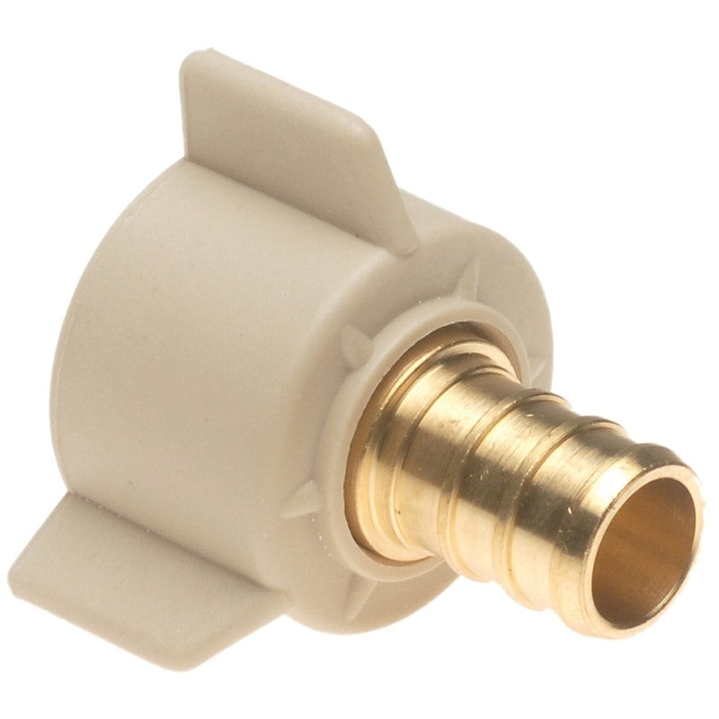 Apollo APXFB1212S Pipe Adapter, 1/2 in, PEX x FPT, Brass, 200 psi Pressure, 24/CT