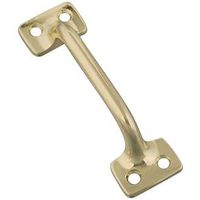Sash Lift And Drawer Pull 3-7/8 Inch Overall Zinc Diecast Bright Brass