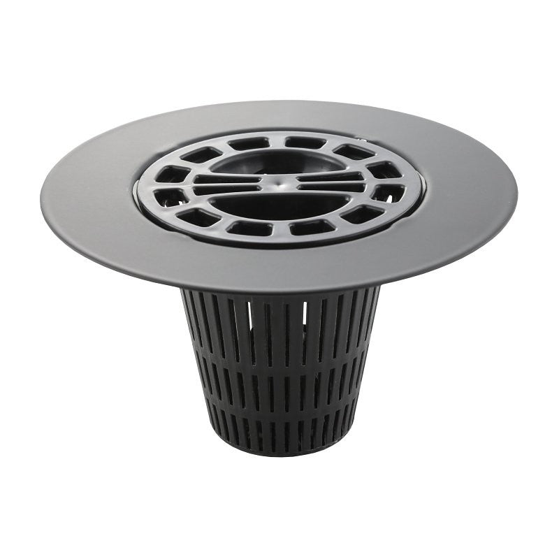 Danco 11086 Shower Drain Cover, Plastic/Stainless Steel, Black, Matte