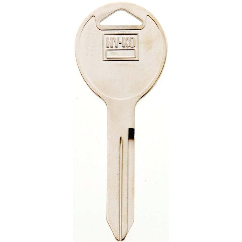 Hy-Ko 11010Y159 Key Blank, Solid Brass, Nickel, For: Chrysler Vehicle Locks (Pack of 10)