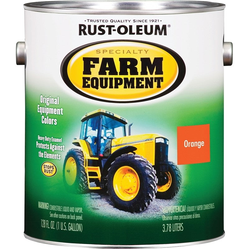 RUST-OLEUM SPECIALTY 7458402 Farm Equipment Enamel, Allis Chalmers Orange, 1 gal Can (Pack of 2)