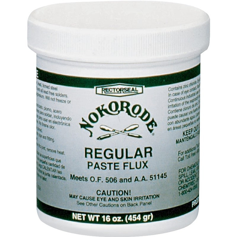 Nokorode 14030 Regular Flux, 1 lb, Paste, Tan