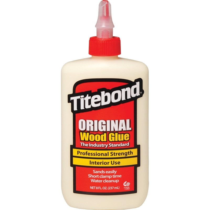 Titebond 5063 Wood Glue, Yellow, 8 oz Bottle
