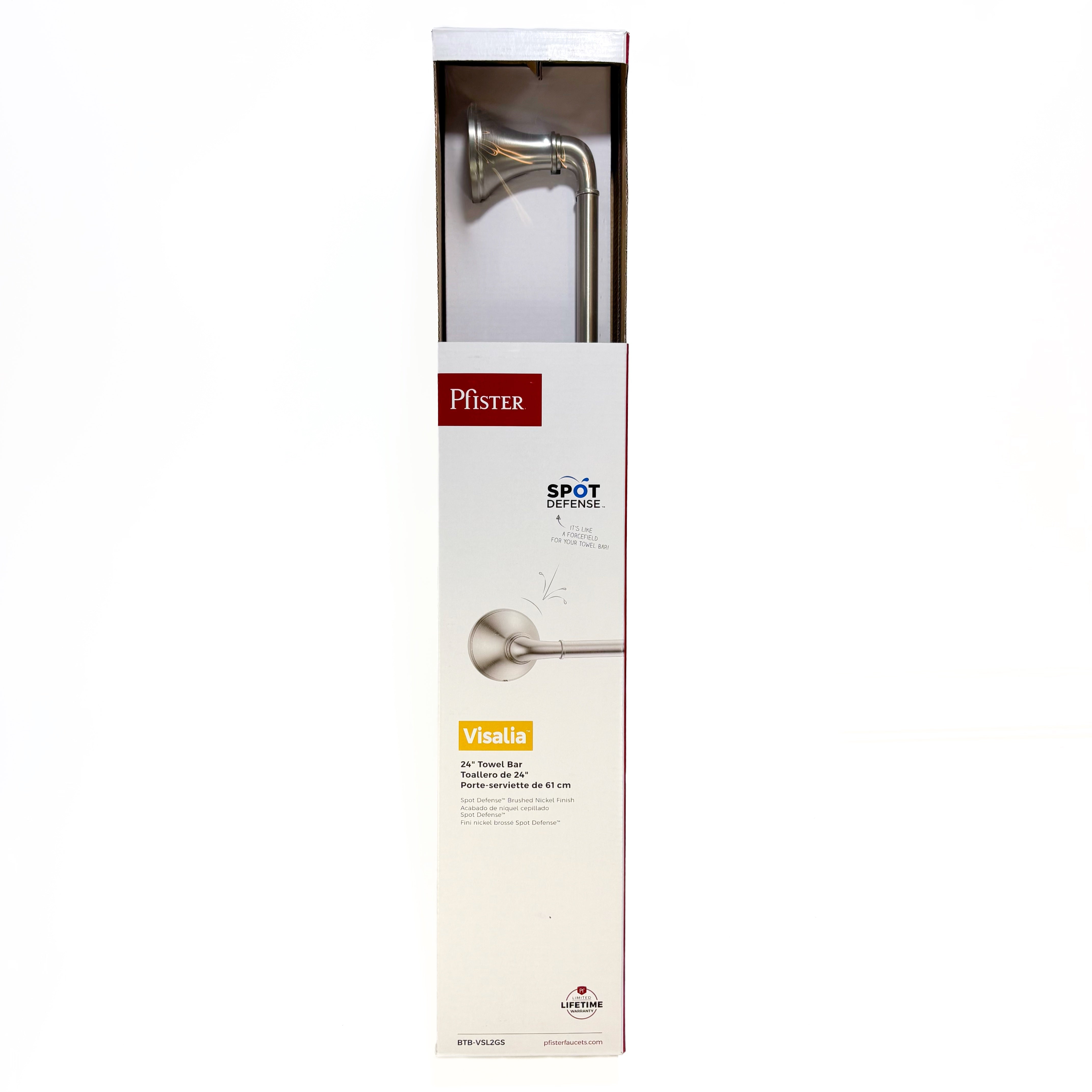 Visalia Towel Bar 24 Inch Brushed Nickel