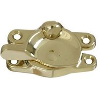 Solid Brass Crescent Sash Lock Polished Brass