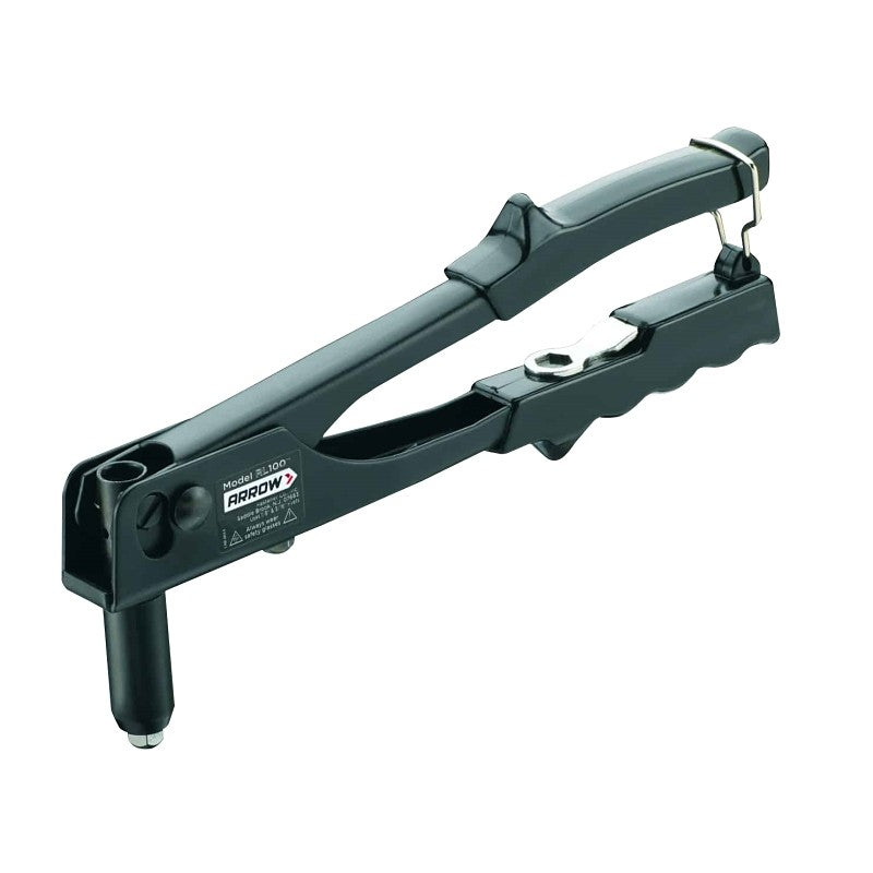 Arrow RL100S-6 Rivet Tool, Spring-Loaded Handle, 0.98 in L, Steel