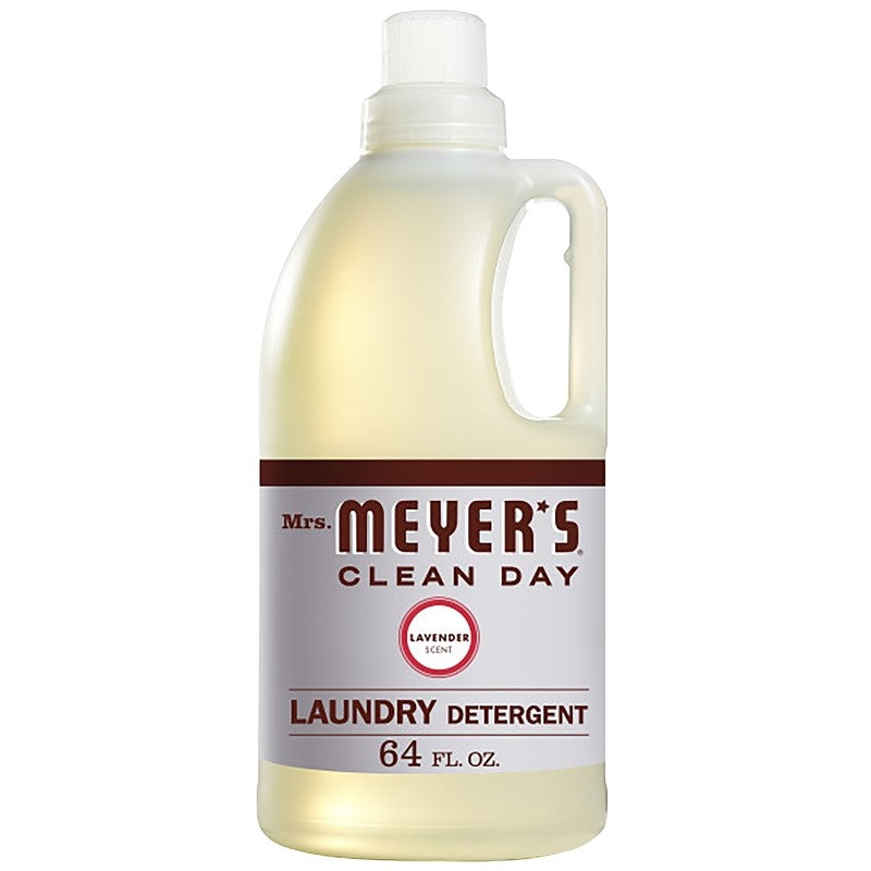 Mrs. Meyer's Clean Day 14531 Laundry Detergent, 64 oz Bottle, Liquid, Lavender
