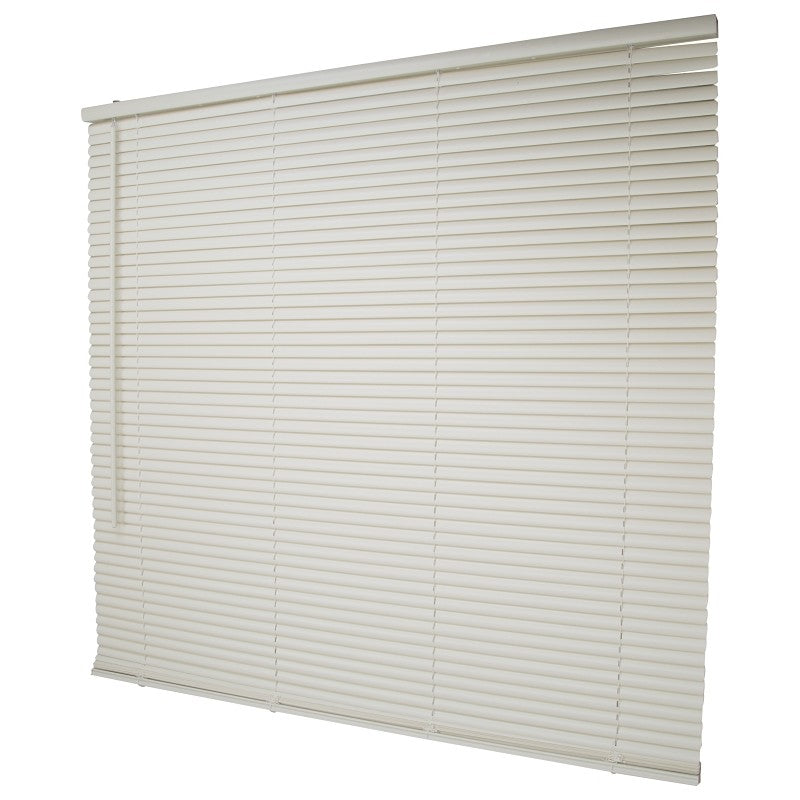 Simple Spaces PVCMB-15AA Blind, 64 in L, 47 in W, Vinyl, Alabaster (Pack of 4)