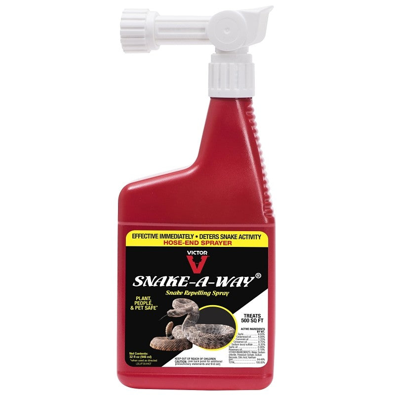 Victor Snake-A-Way VP364HE Hose-End Spray, Repels: Venomous and Non-Venomous Snake