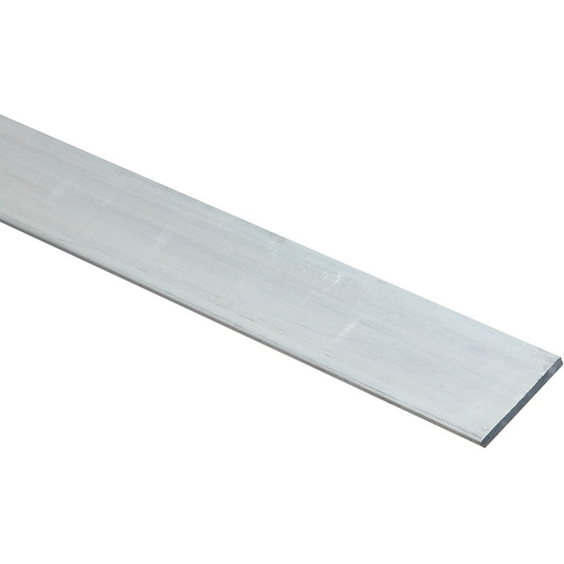 National Hardware 4200BC Series N247-106 Flat Bar, 1-1/2 in W, 48 in L, 1/8 in Thick, Aluminum, Mill