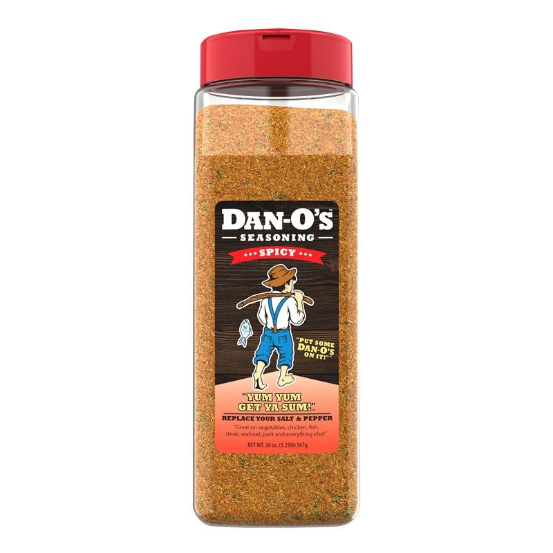 DAN-O'S Seasoning DS20-1PK Seasoning, Spicy, 20 oz Bottle
