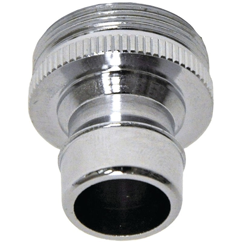 Danco 10506 Dishwasher Aerator Adapter, 15/16-27 x 55/64-27 in, Threaded, Brass, Chrome Plated