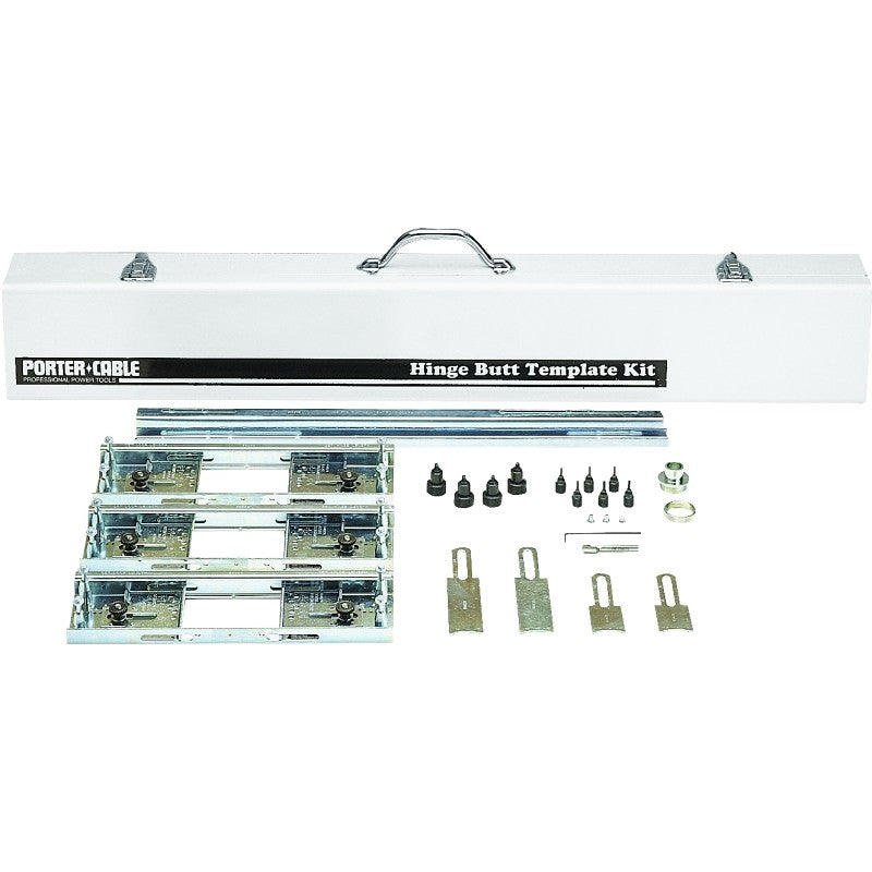 Porter-Cable 59381 Hinge Butt Template Kit, Plastic/Steel, For: All 1.5 hp and Larger Router