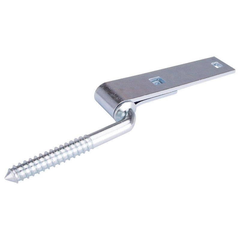 ProSource LR-087PS Hook/Strap Hinge, 5-3/4 in W Frame Leaf, 1-1/4 in H Frame Leaf, 4 mm Thick Leaf, Steel, Zinc