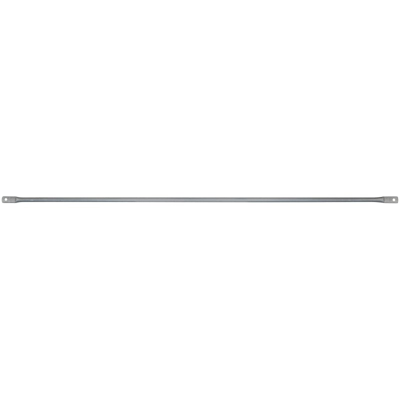 Metaltech M-MGR7 Guard Rail, 84 in Dimensions, Galvanized