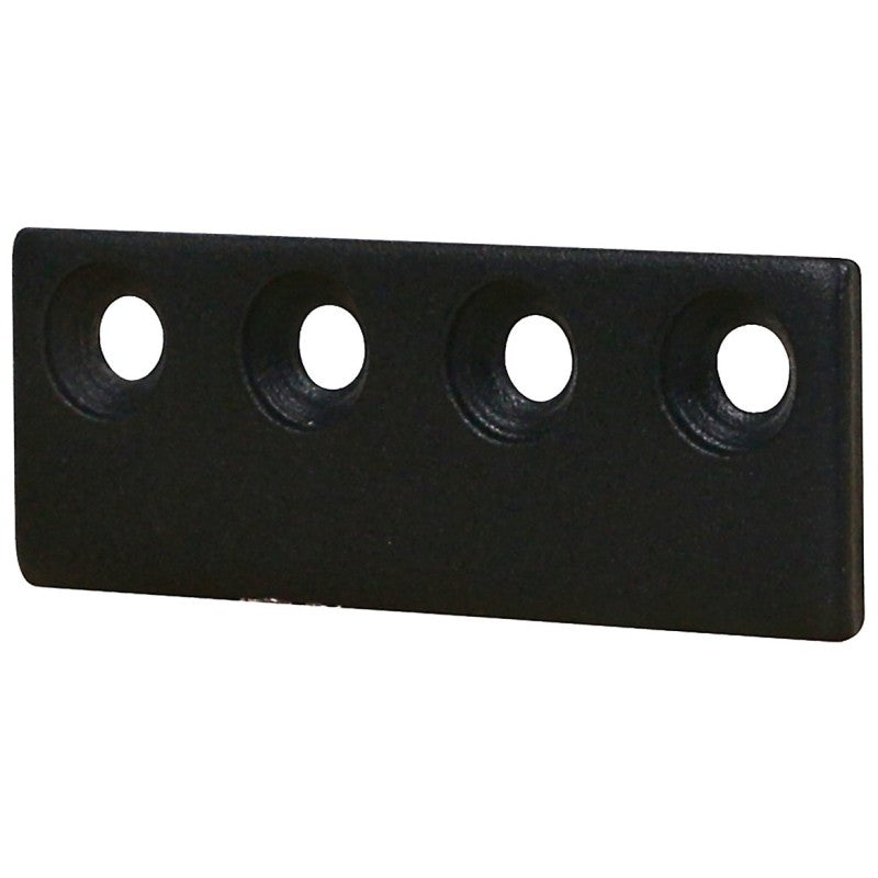 National Hardware N700-106 Connecting Adapter, 3-1/8 in, Steel, Matte Black