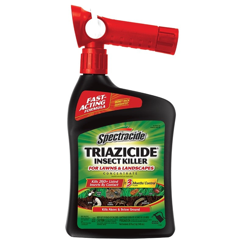 Spectracide Triazicide HG-95830 Insect Killer, Liquid, Spray Application, 32 oz