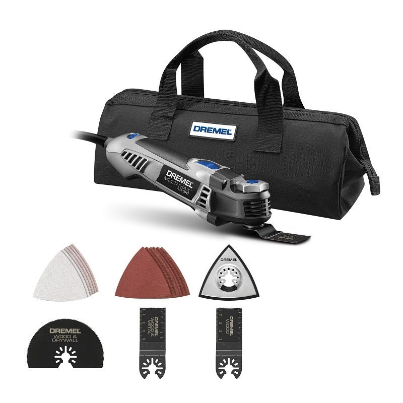 Dremel Multi-Max MM50-02 Corded Oscillating Multi-Tool Kit, 5 A, 10,000 to 21,000 opm OPM, 3.2 deg Oscillating