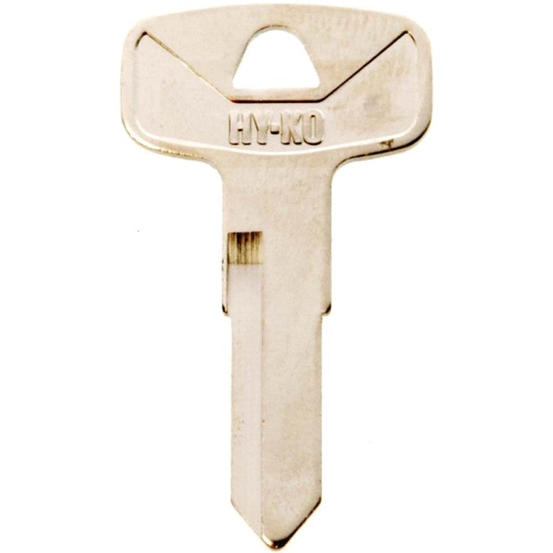 Hy-Ko 11010YH38 Automotive Key Blank, Brass, Nickel, For: Yamaha Motorcycle Locks, YH38 Key Number (Pack of 10)