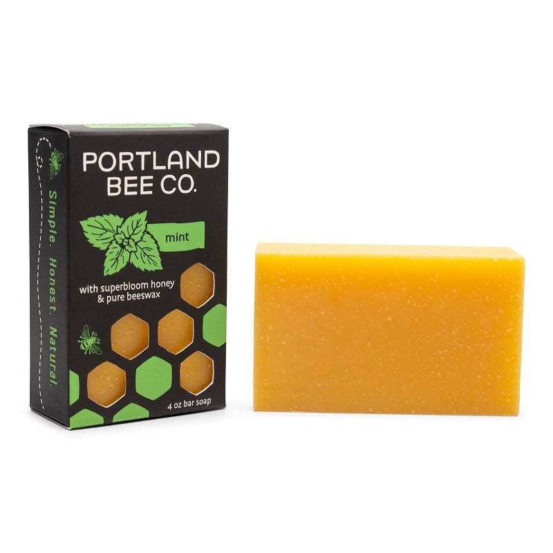 Portland Bee Balm 135 Soap, Bar, Mint, 4 oz (Pack of 12)
