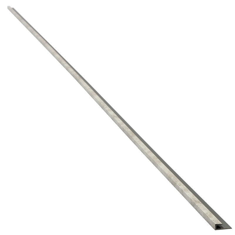 Palisade 19006 J-Trim, 94 in L, 0.93 in W, Vinyl, Wind Gust, Adhesive Installation