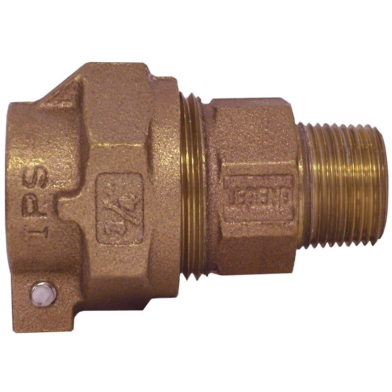 Legend T-4320NL Series 313-234NL Pipe Coupling, 3/4 in, Pack Joint x MNPT, Bronze, 100 psi Pressure