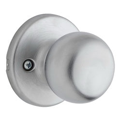 Half Dummy Knob Pull Satin Chrome