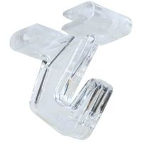 Suspended Ceiling Track Clip Hooks Clear 2 Pack