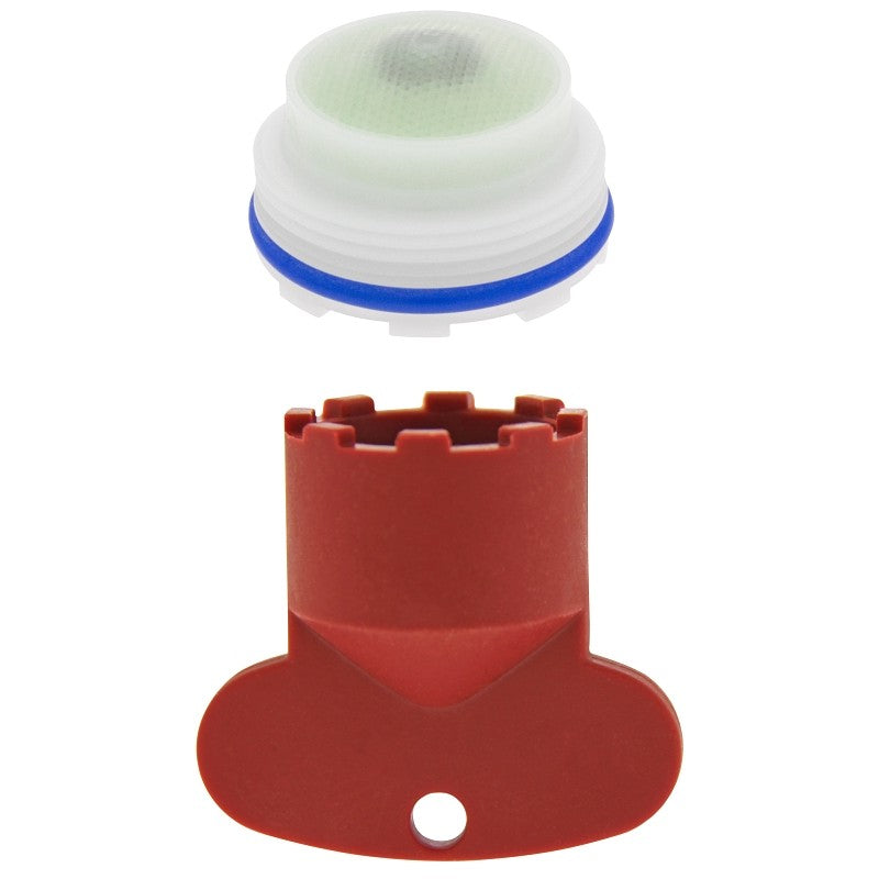 Plumb Pak PP800-218LF Junior Size Faucet Aerator, M21.5 x 1, Plastic, 1.5 gpm