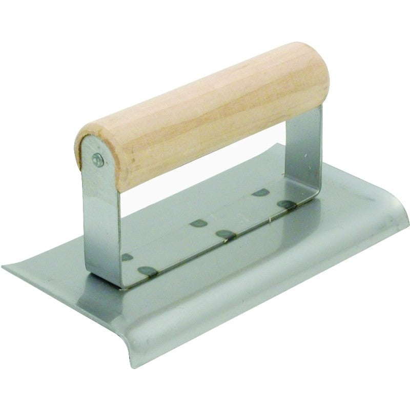 Marshalltown Nu-Pride Series 92 Hand Edger, 6 in L Blade, 2-3/4 in W Blade, Steel Blade, 1/2 in Lip, 3/8 in Lip Radius