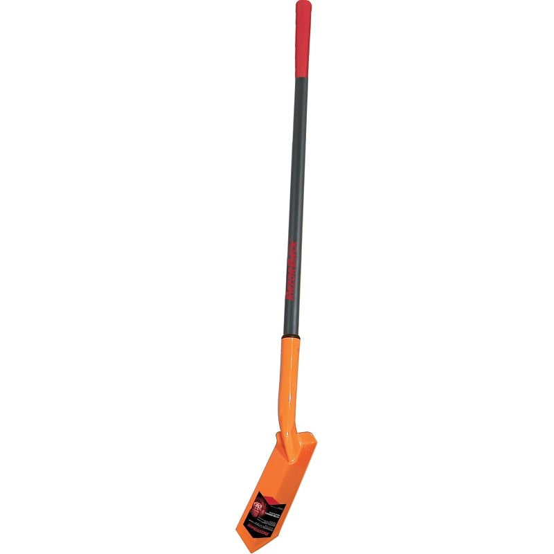 Razor-Back 47034 Trenching Shovel, 4 in W Blade, Steel Blade, Fiberglass Handle, Extra Long Handle, 43 in L Handle