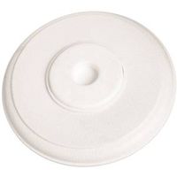 Round Molded Cover Up Wall Guard 5-3/8 Inch White