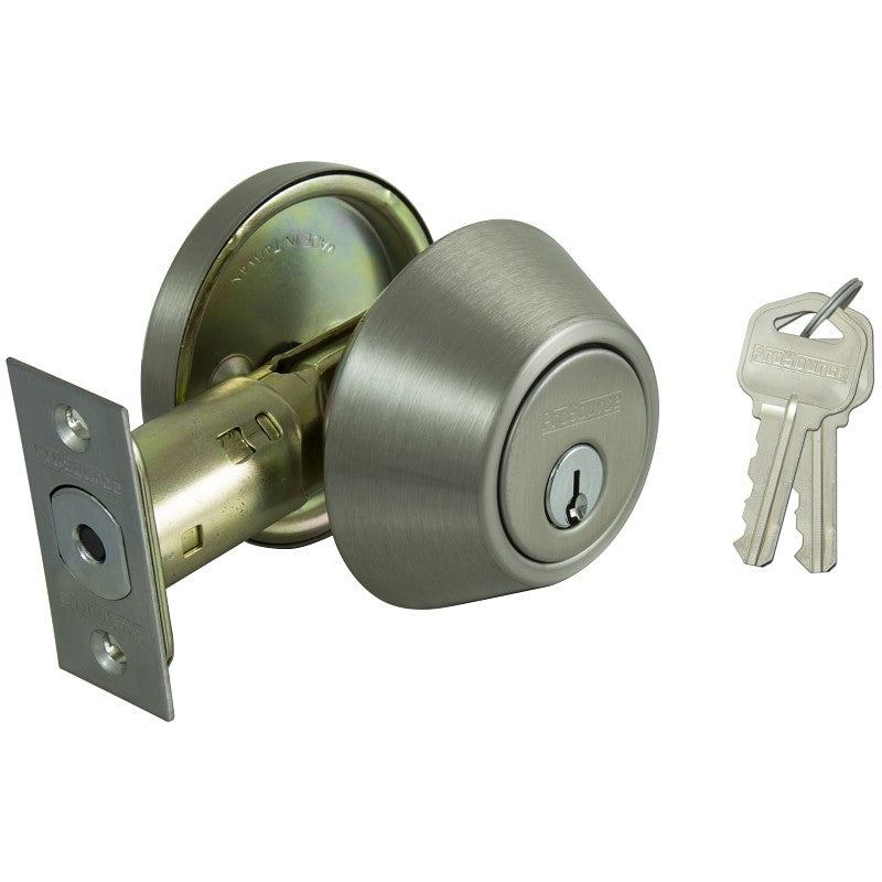 ProSource DBP1V-PS Keypad Lever Set, 3 Grade, Satin Nickel, 2-3/8 to 2-3/4 in Backset, KW1 Keyway (Pack of 3)