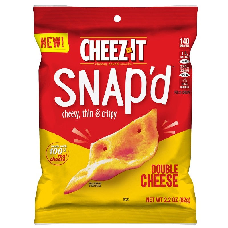 Cheez-It 24100114221 Crackers, Double Cheese (Pack of 6)