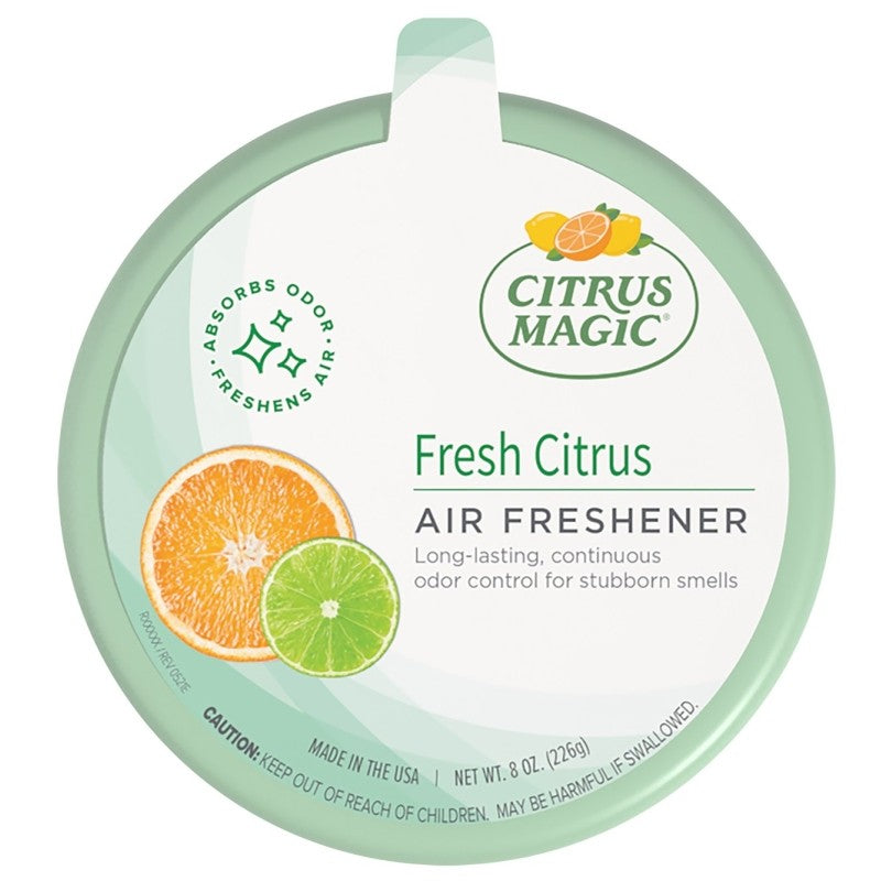 Citrus Magic 616472870 Air Freshener, 8 oz, Fresh Citrus, 350 sq-ft Coverage Area, 6 to 8 weeks-Day Freshness (Pack of 6)