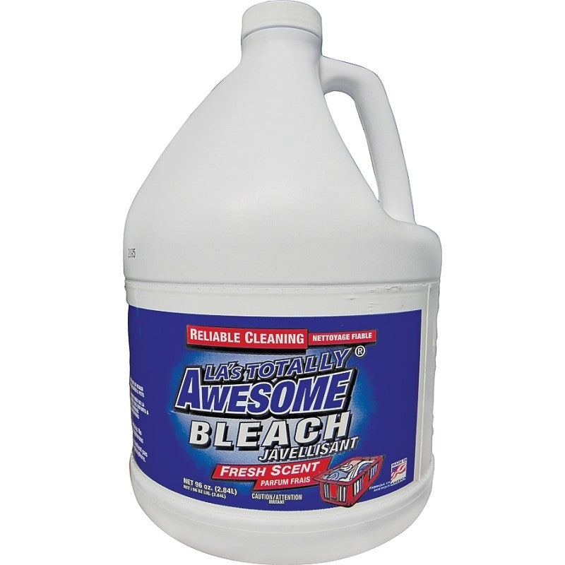 LA's TOTALLY AWESOME 094 Bleach, 96 oz Bottle, Liquid, Fresh Floral (Pack of 6)