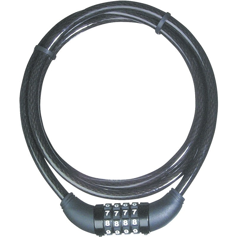 Master Lock 8119DPF Flexible Cable Lock, Steel Shackle