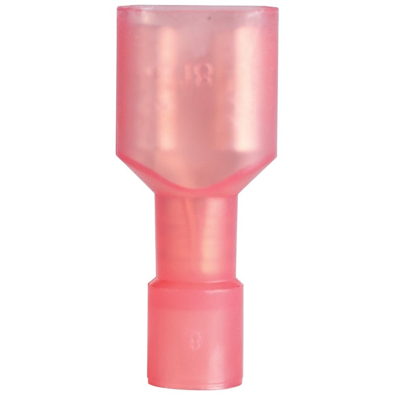 Gardner Bender 10-151F Disconnect Terminal, 600 V, 22 to 18 AWG Wire, 1/4 in Stud, Vinyl Insulation, Red