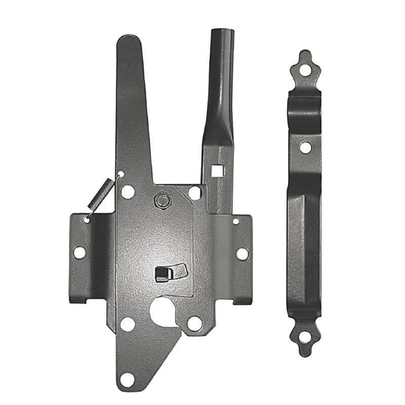 LATCH POST TRDNL DELUX STL BLK