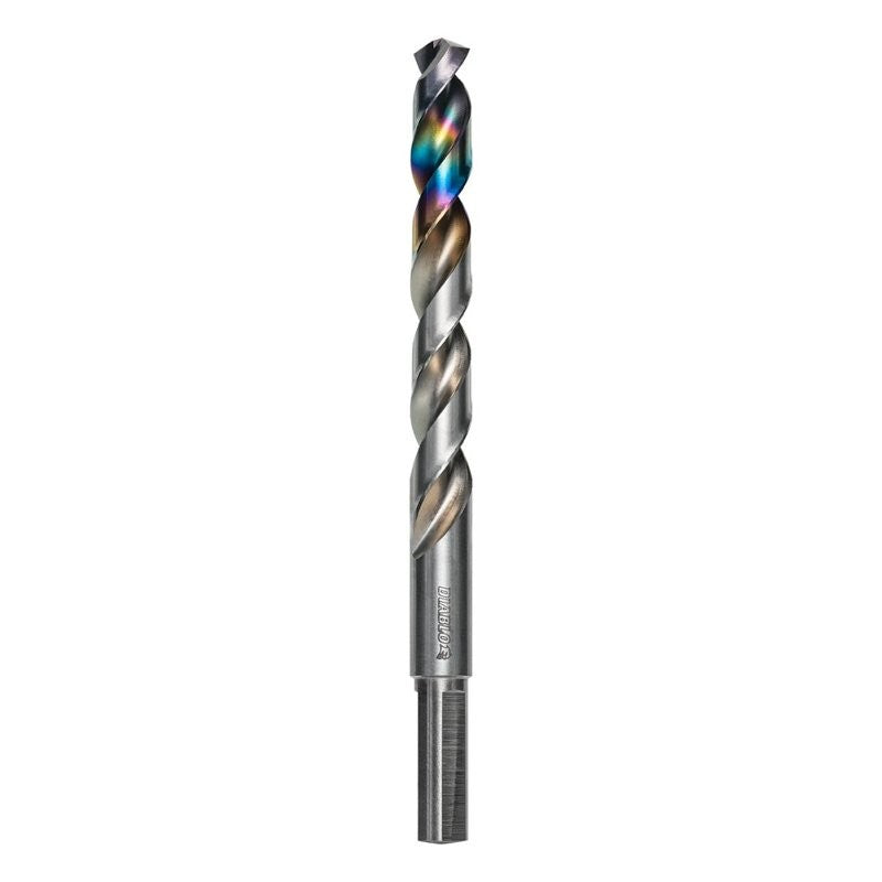 Diablo Metal Demon DMD2564JP1 Drill Bit, 25/64 in Dia, 5.2 in OAL, Three-Flat Shank