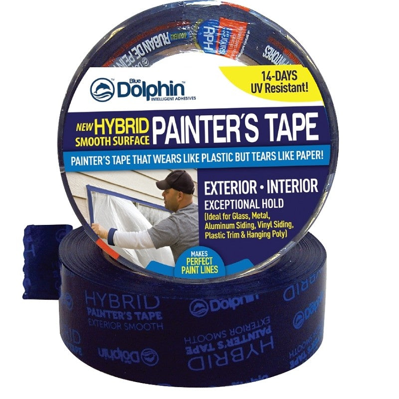 Blue Dolphin TP EXT S 0200 Exterior Tape, 45 yd L, 1.88 in W